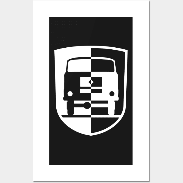 IFA Ludwigsfelde coat of arms (white) Wall Art by GetThatCar